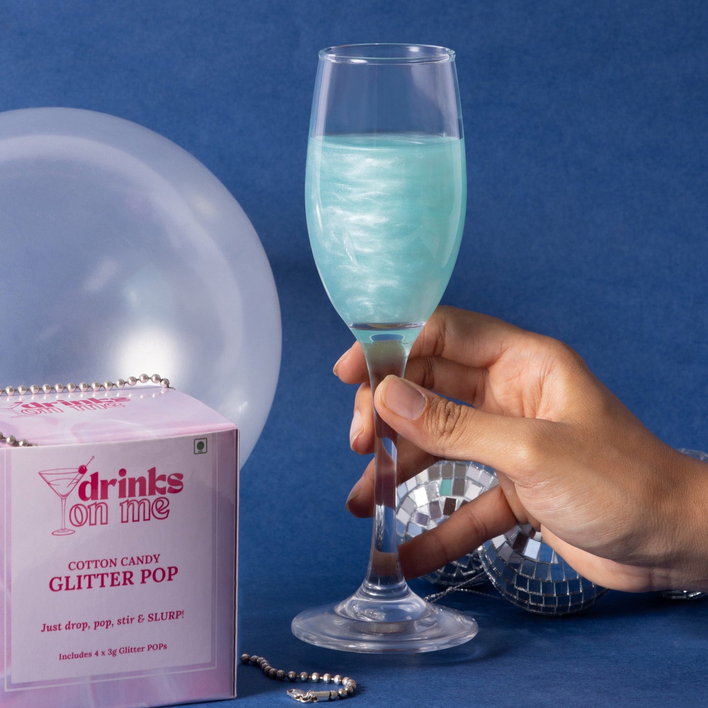 Cotton Candy Glitter POP - IT Girl Era (Light Blue)