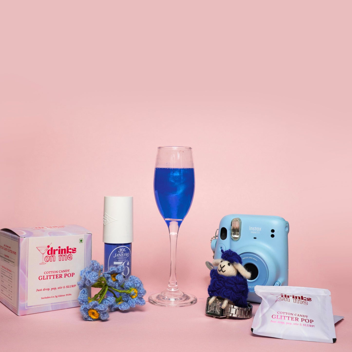 Cotton Candy Glitter POP - Serenity (Deep Blue)