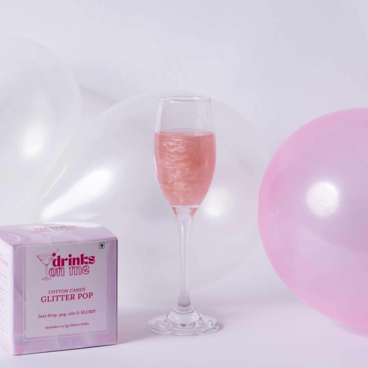 Cotton Candy Glitter POP - Nepo Baby (Soft Pink)
