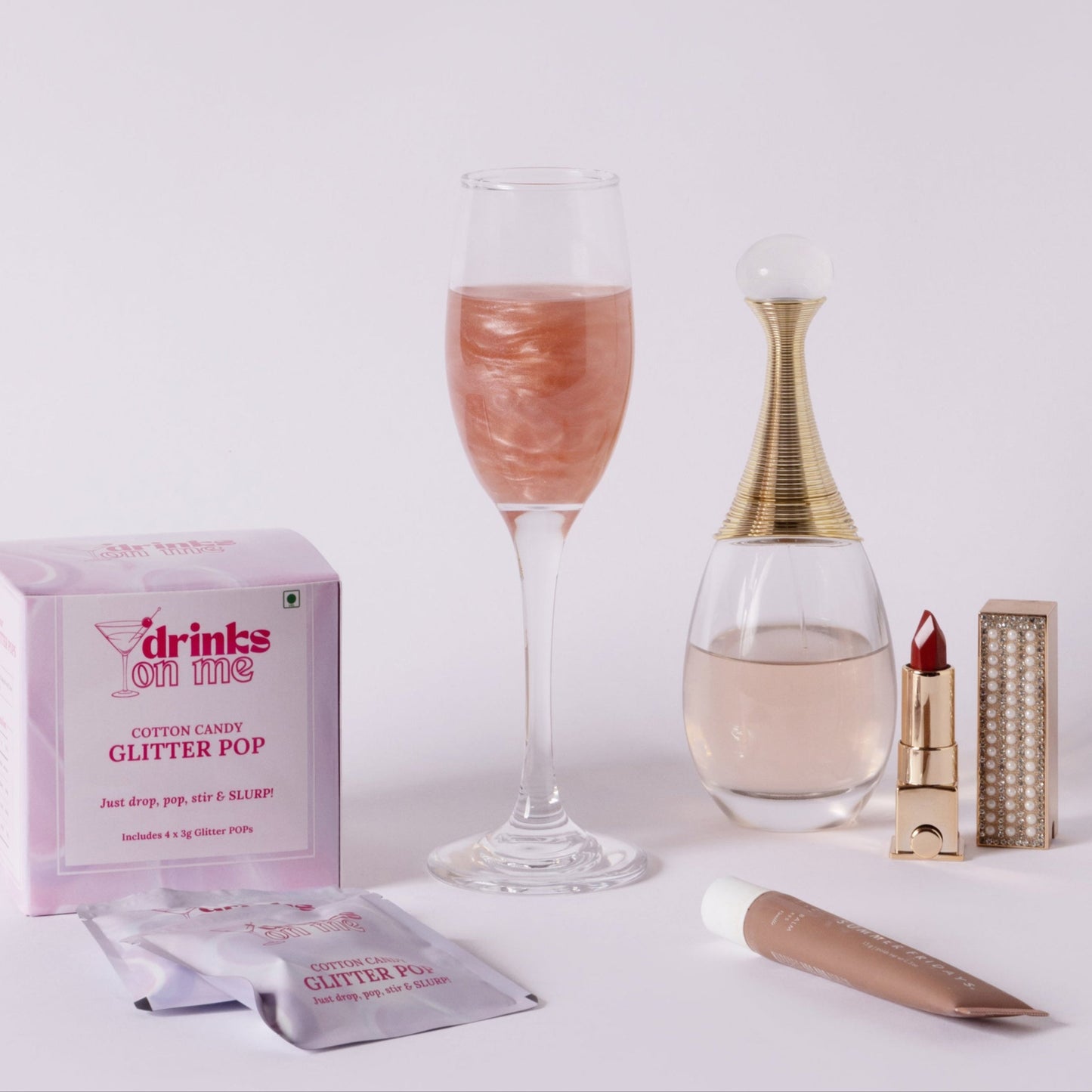 Cotton Candy Glitter POP - Girl's Girl (Rose Gold)