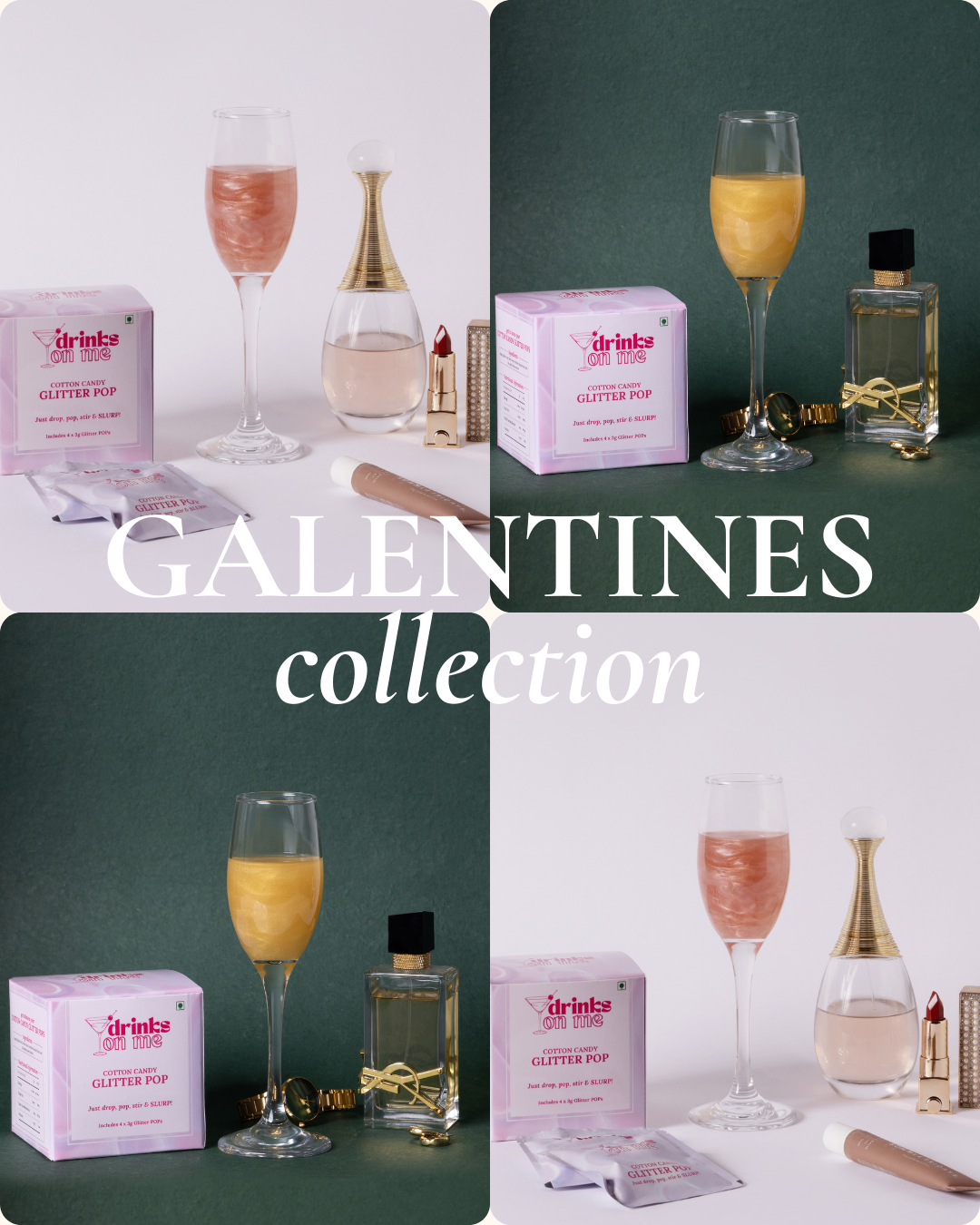 Galentines Collection - Cotton Candy Glitter POP