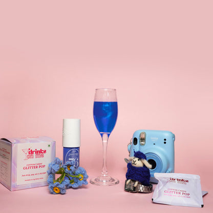 Cotton Candy Glitter POP - Serenity (Deep Blue)