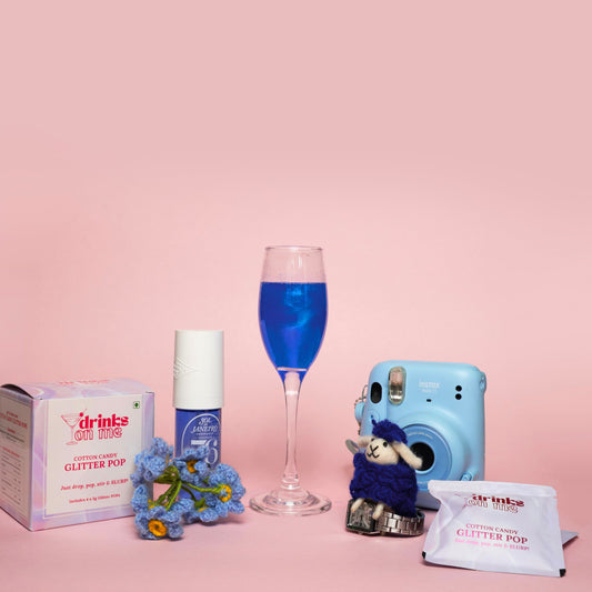 Cotton Candy Glitter POP - Serenity (Deep Blue)